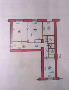 Продается 3-комн. квартира, 75 м²