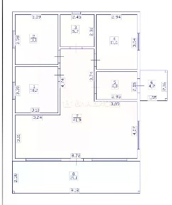Продается 1-этажный дом, 112 м²