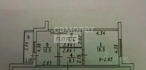 Продается 1-комн. квартира, 42,4 м²