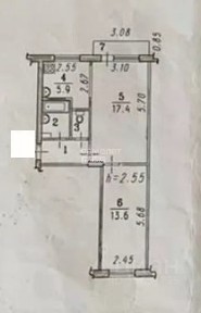 Продается 2-комн. квартира, 45,2 м²