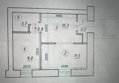 Сдаются 2-комн. апартаменты, 42 м²