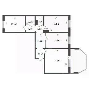 Продается 3-комн. квартира, 75,2 м²