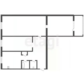 Продается 2-комн. квартира, 57,3 м²