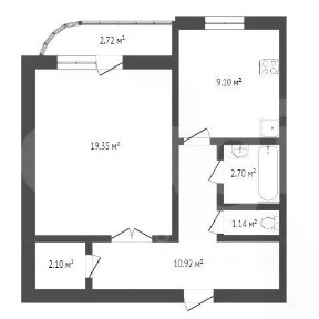 Продается 1-комн. квартира, 44 м²