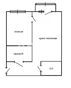 Продается 1-комн. квартира, 38,4 м²
