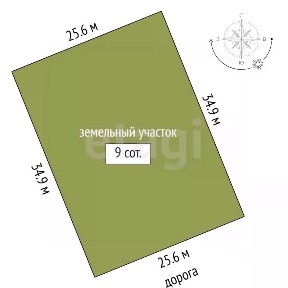 Продается участок, 9 сот.