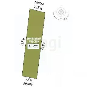 Продается участок, 4,07 сот.