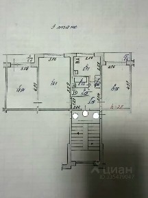 Продается 3-комн. квартира, 64 м²