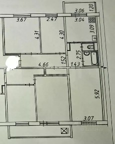 Продается 3-комн. квартира, 69,9 м²