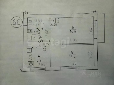 Продается 2-комн. квартира, 41,1 м²