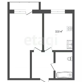 Продается 1-комн. квартира, 31,6 м²