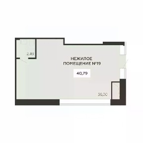 Продается помещение свободного назначения, 40,79 м²