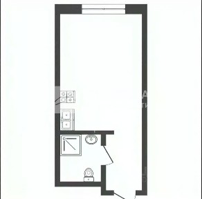 Продается студия, 22,9 м²