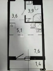 Продается студия, 20,2 м²