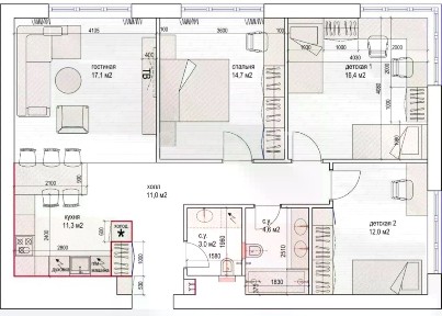 Продается 4-комн. квартира, 90 м²