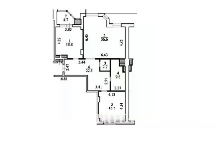 Продается 3-комн. квартира, 120 м²