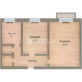 Продается 2-комн. квартира, 57,6 м²