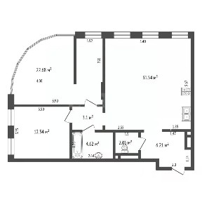 Продается 3-комн. квартира, 82 м²