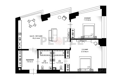 Продается 3-комн. квартира, 75,4 м²