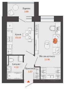 Продается 1-комн. квартира, 36 м²