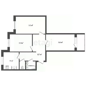 Продается 3-комн. квартира, 66,5 м²