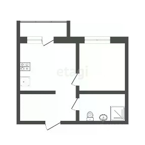 Сдается 1-комн. квартира, 38,1 м²
