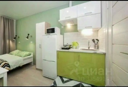 Сдается апартаменты-студия, 18 м²