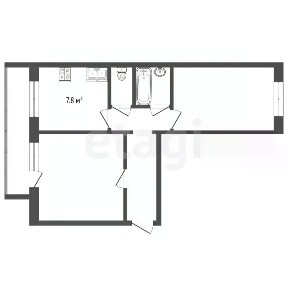 Продается 2-комн. квартира, 45,4 м²